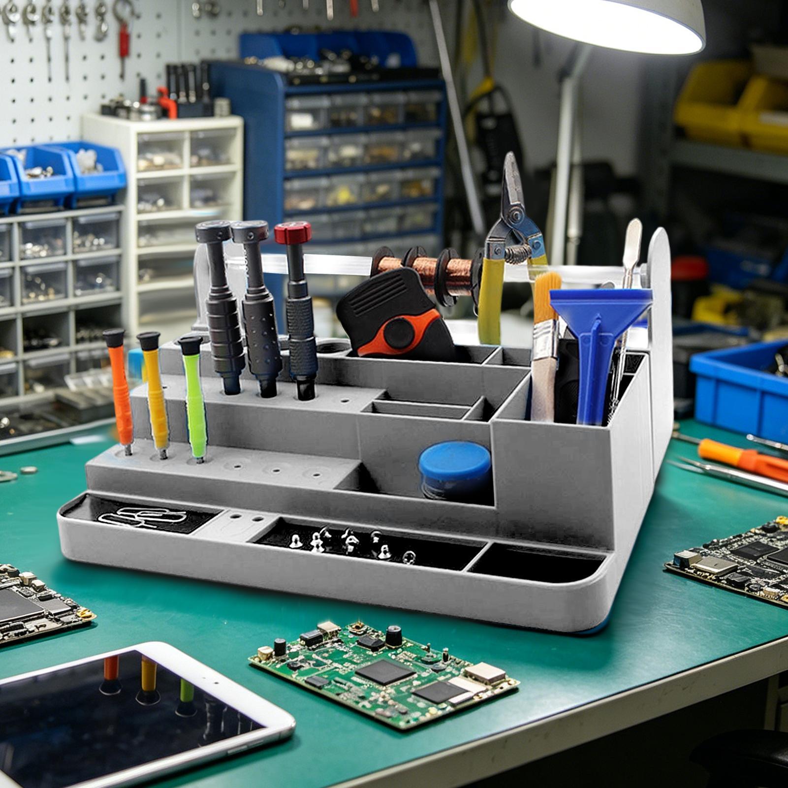 Electronics Repair Shops - Wytrzymały organizer na biurko do przechowywania