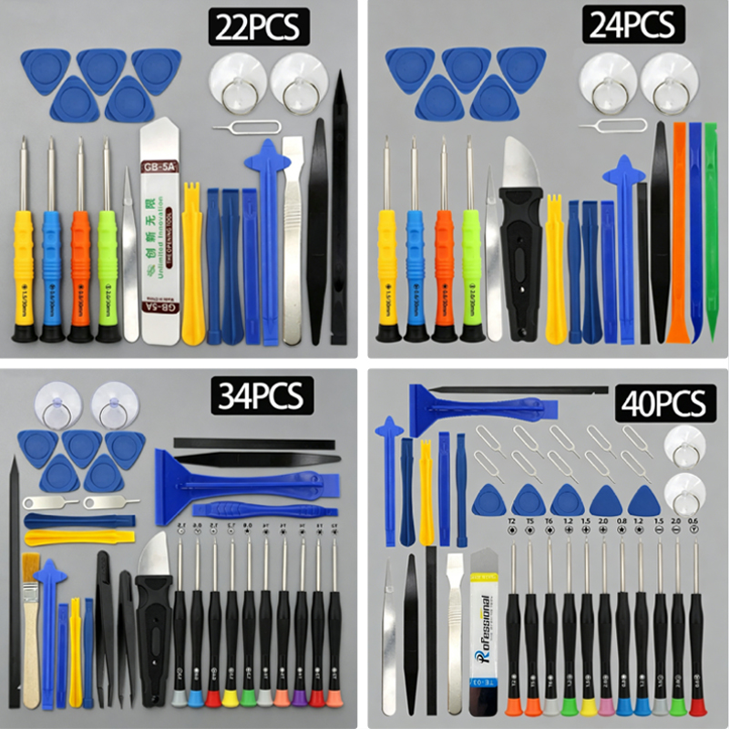 Electronics Repair Company - Wielofunkcyjny Zestaw Naprawczy 22/24/34/40 Elementów Zestaw