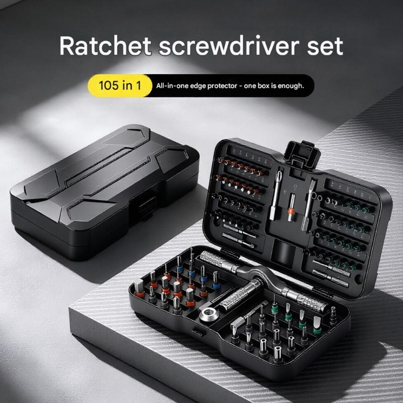 Electronics Repair Technician - Zestaw wkrętaków grzechotkowych z precyzyjną stalą