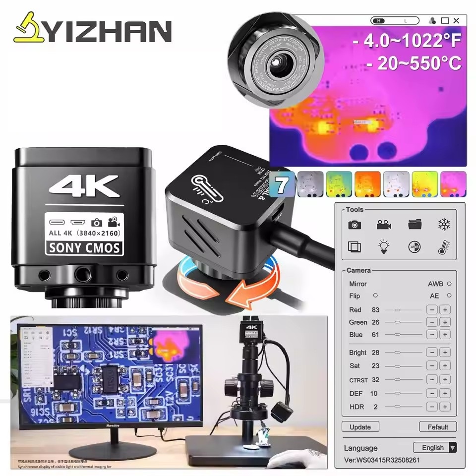 Electronics Repair Tool - Kamera termowizyjna YIZHAN 256*192 pikseli 4k