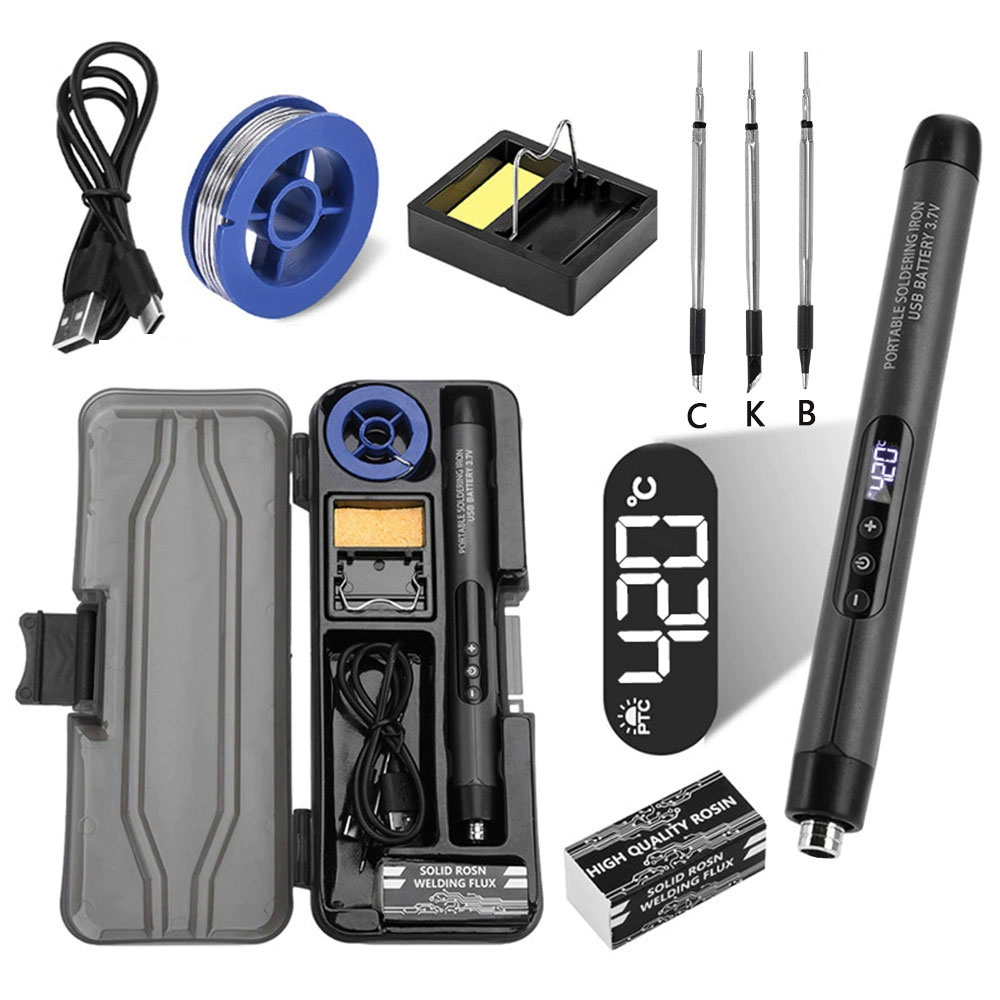 Electronics Repair Technician - Mini lutownica USB, przenośna, bezprzewodowa, z